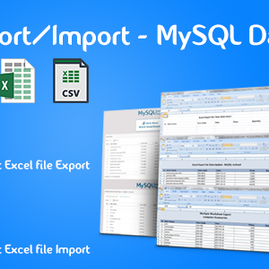 Export/Import – MySQL Data